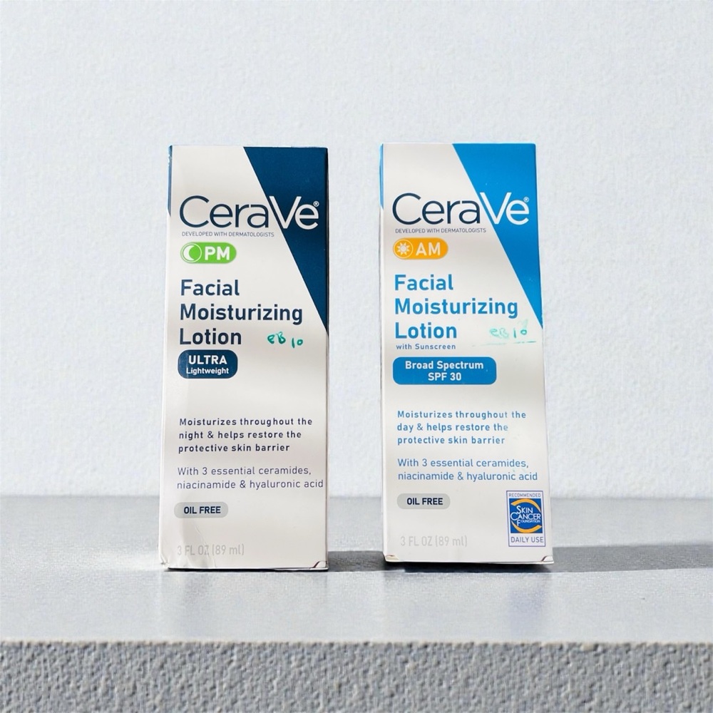 CERAVE AM/PM Facial Moisturizing Lotion Set - DAY AND NIGHT SPF 30